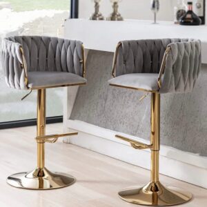 Alicia Swivel Bar Stool view 2