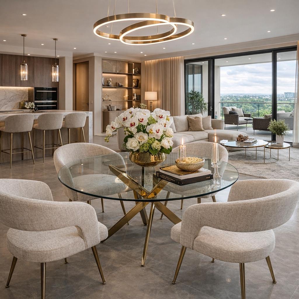 Aria 4-Seater Dining Set