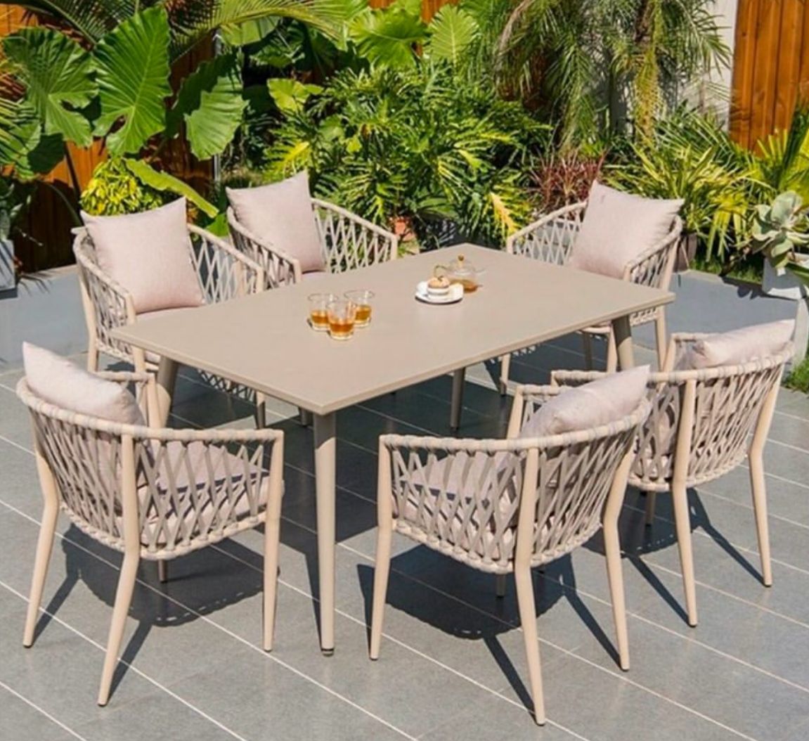 Lucy 6 Seater Patio Set