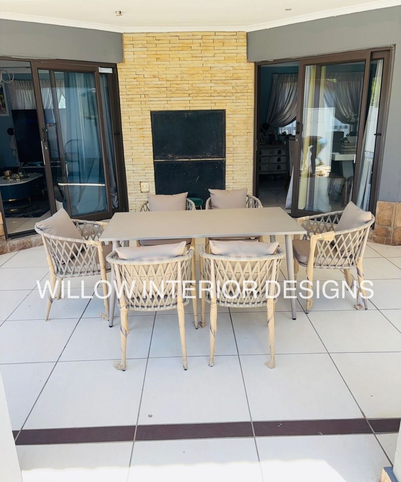 Lucy 6 Seater Patio Set view 2