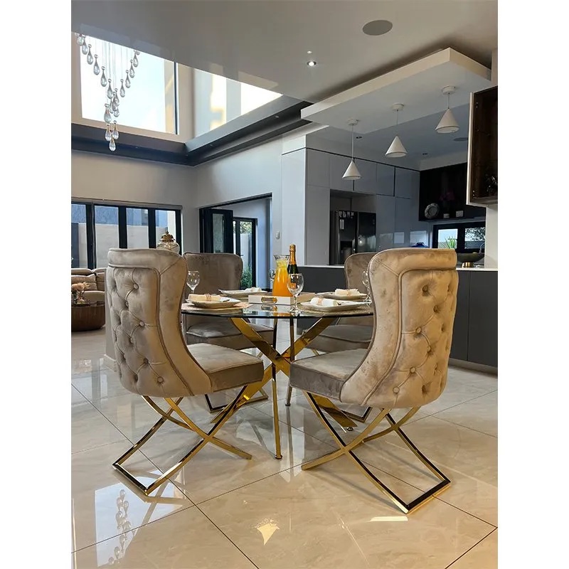 Nordic Luxe 4-Seater Dining set view 2