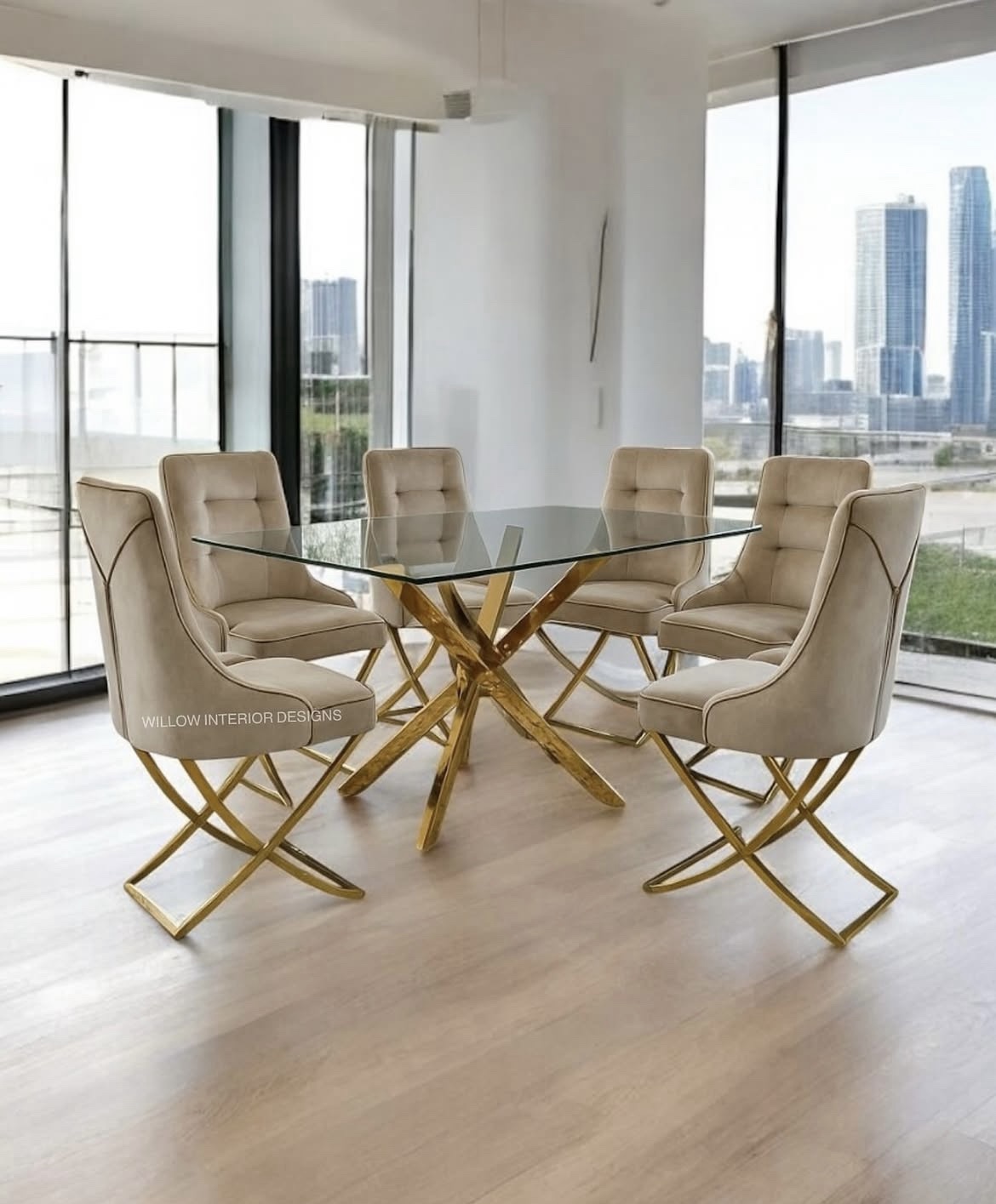 Nova Luxe 6-Seater Dining Set