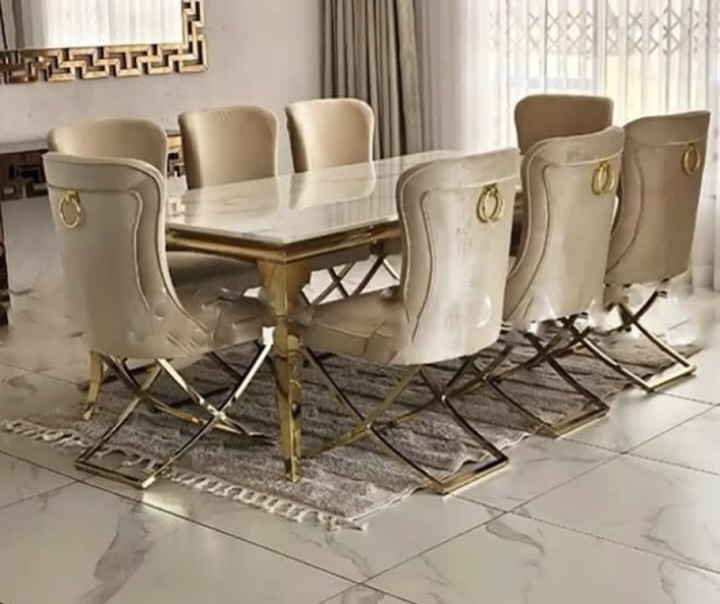 Sophie Luxe Marble Dining Set