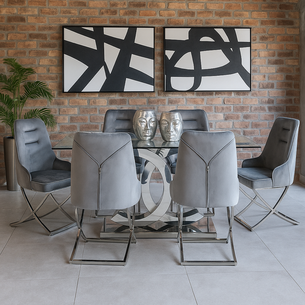 Sterling 6 Seater Dining Set view 2