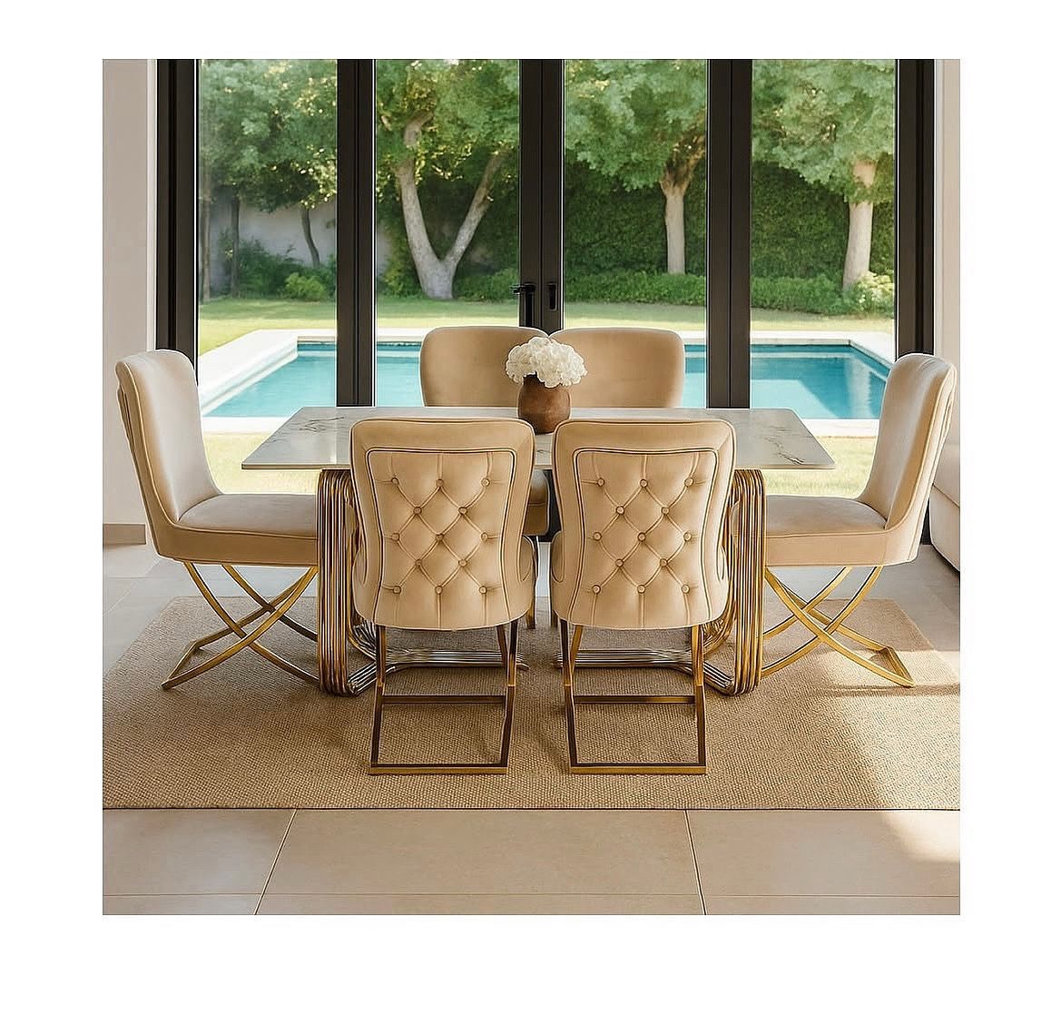W6SRMTDS6 Dining Set